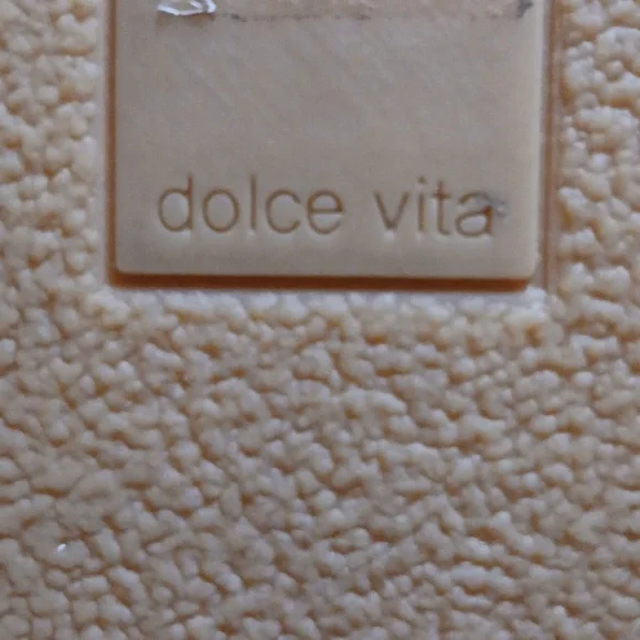 Dolce VITA WHITE LEATHER W BEIGE SUEDE Sneakers. Women's 8.5. New - Picture 2 of 12